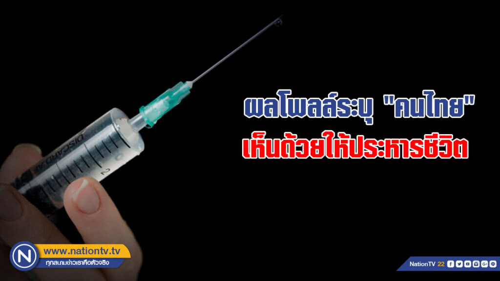 ผลโพลล์ระบุ "คนไทย" เห็นด้วยให้ประหารชีวิต