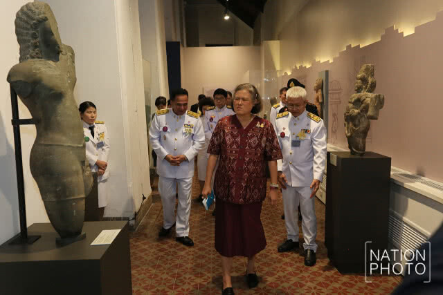สมเด็จพระเทพฯ เสด็จพระราชดำเนินทรงเปิดนิทรรศการพิเศษ จากบ้านสู่เมือง : รัฐแรกเริ่มบนแผ่นดินไทย