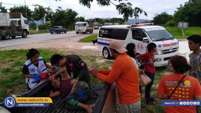 สาวขับเก๋งกลับรถ "จุดห้ามยูเทิร์น" กระบะชนเจ็บระนาวหวิดตายหมู่