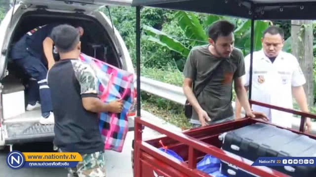 นทท.ขับสามล้อไทยประดิษฐ์ขึ้นเขาไม่ไหว รถคว่ำบาดเจ็บที่เกาะช้าง