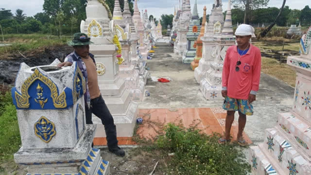 โจรใจบาปทุบเจดีย์เก็บกระดูก ขโมยเงินเหรียญและโกฏทองเหลือง