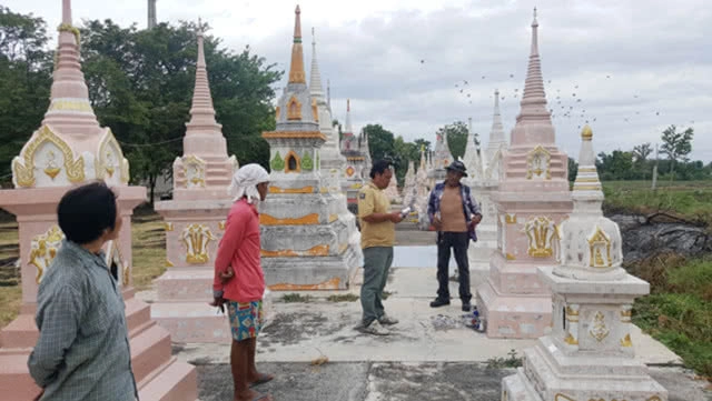 โจรใจบาปทุบเจดีย์เก็บกระดูก ขโมยเงินเหรียญและโกฏทองเหลือง