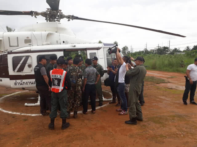 รองโฆษก ตร. เร่งส่ง ฮ. สำรวจหาปากปล่องเหนือ "ถ้ำหลวง"