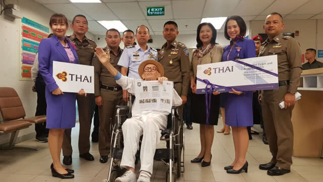 "บิ๊กโจ๊ก"อำนวยความสะดวกเฒ่าสวิตฯวัย 99 ปี ตามหารักแท้ที่เมืองไทย(มีคลิป)