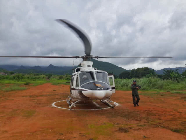 รองโฆษก ตร. เร่งส่ง ฮ. สำรวจหาปากปล่องเหนือ "ถ้ำหลวง"