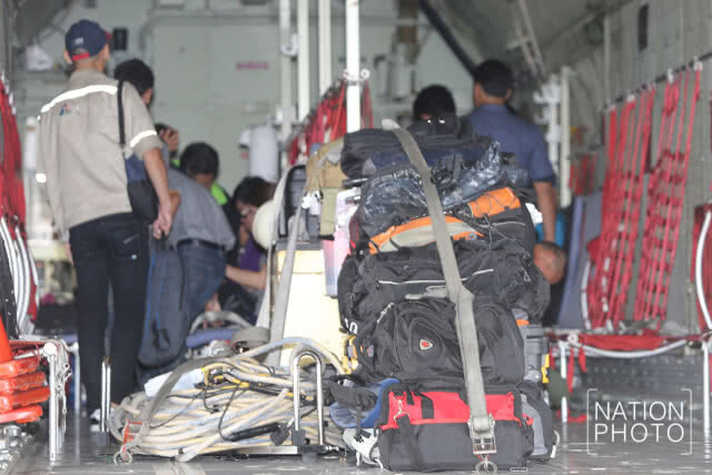 กองทัพอากาศ จัด C-130 ให้จนท.ชุดช่วยเหลือ ลงพื้นที่ถ้ำหลวง