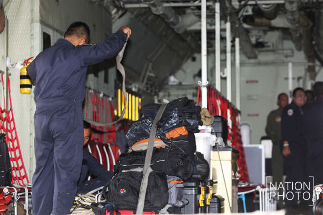 กองทัพอากาศ จัด C-130 ให้จนท.ชุดช่วยเหลือ ลงพื้นที่ถ้ำหลวง