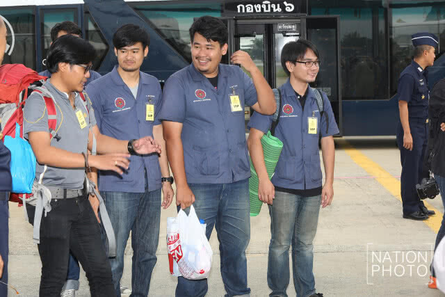 กองทัพอากาศ จัด C-130 ให้จนท.ชุดช่วยเหลือ ลงพื้นที่ถ้ำหลวง