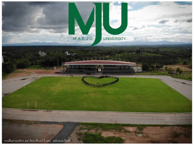 อาจารย์-นักศึกษา ม.แม่โจ้แพร่ ร่วมส่งกำลังใจ ให้ 13 คน ทีมหมู่ป่า แปรอักษรรูปหัวใจ