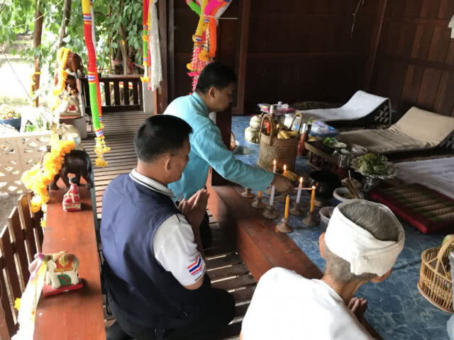 คนเมืองปาย ทำพิธีตามความเชื่อแต่สมัยโบราณ เลี้ยงจ้าวเมือง