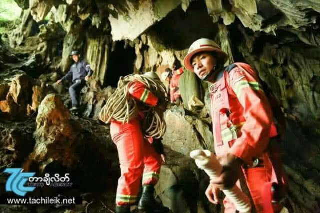 "ทางการเมียนมาร์" ระดมจนท.และทีมกู้ภัย ปูพรมหาทางเข้าถ้ำหลวง ช่วย 13 ชีวิตทีมหมูป่า
