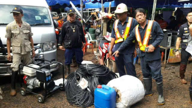 กฟผ. เร่งระดมเครื่องมือและส่งทีมช่วยค้นหา 13 ชีวิตที่ถ้ำหลวง – ขุนน้ำนางนอน จ.เชียงราย