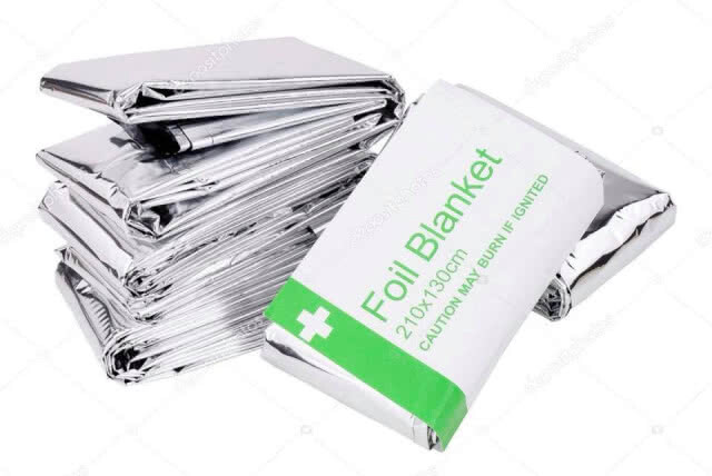 หน่วย"ซีล"ขอรับการสนับสนุนEmergency foil space blankets
