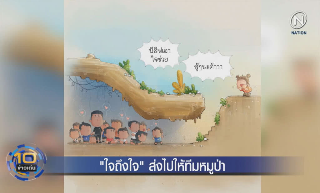 (คลิปข่าว) "ใจถึงใจ" ส่งไปให้ทีมหมูป่า (คลิปข่าว) "ใจถึงใจ" ส่งไปให้ทีมหมูป่า