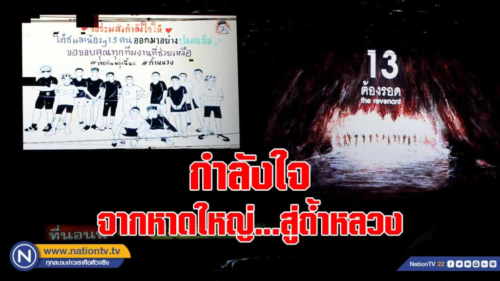 กำลังใจสู่ถ้ำหลวง เพื่อ 13 หมูป่าอคาเดมี