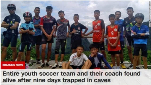 ชาวโลกร่วมยินดีพบทีมหมูป่า 13 ชีวิต