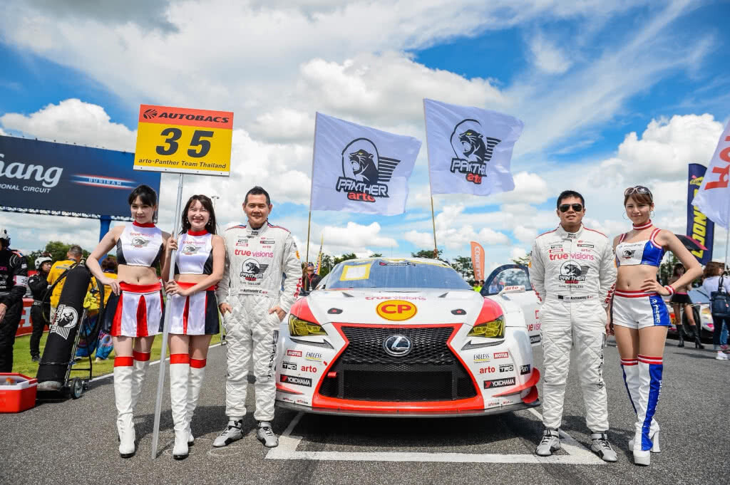 "อาร์โต้ แพนเธอร์ ทีมไทยแลนด์ จบอันดับ 15 Super GT 2018