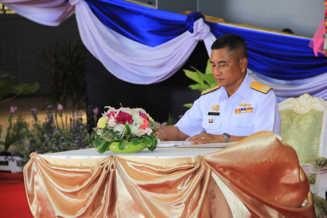 ผบ.ทร.เป็นประธานวางกระดูกงู เรือลากจูงขนาดกลางลำที่สอง