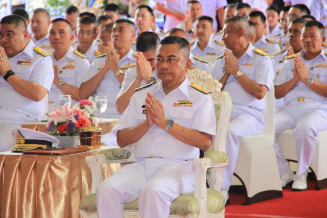 ผบ.ทร.เป็นประธานวางกระดูกงู เรือลากจูงขนาดกลางลำที่สอง