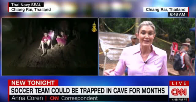 CNN เผยทีมหมูป่าฯ อาจติดในถ้ำอีกหลายเดือน (ชมคลิป)