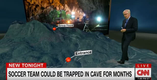 CNN เผยทีมหมูป่าฯ อาจติดในถ้ำอีกหลายเดือน (ชมคลิป)