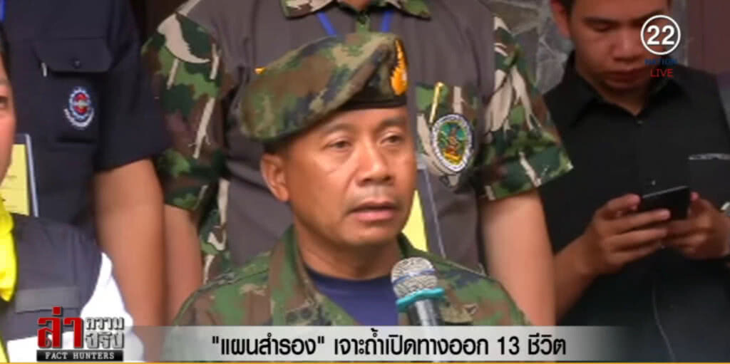 แผนสำรอง.....เจาะถ้ำเปิดทางออกช่วย 13 ชีวิต แผนสำรอง.....เจาะถ้ำเปิดทางออกช่วย 13 ชีวิต
