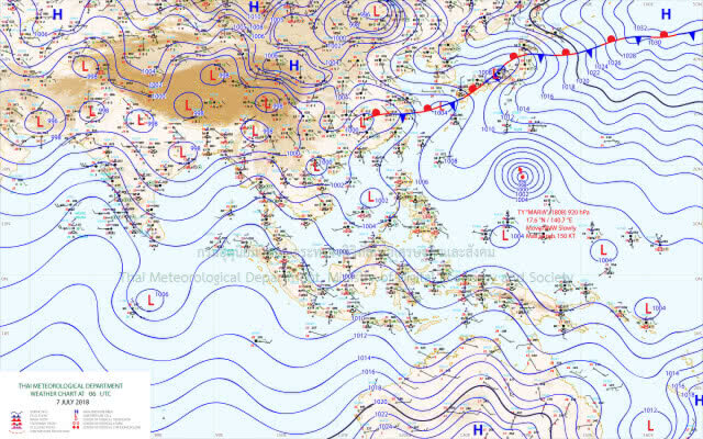 อุตุฯเผย เชียงราย และอีก 45 จังหวัดฝนตก