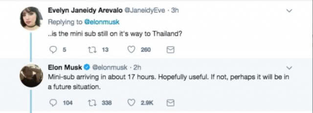 "อีลอน มัสค์" เปิดคลิปทดสอบเรือดำน้ำ ช่วยทีมหมูป่า