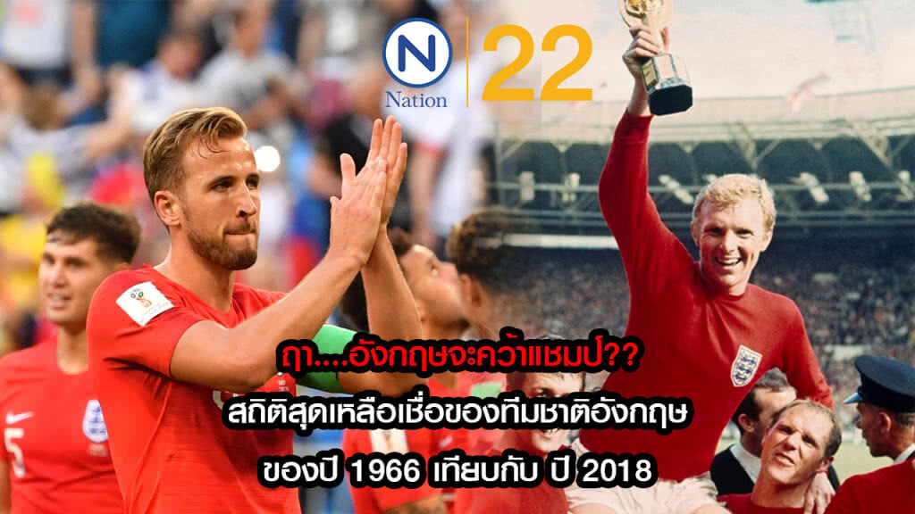 (คลิปข่าว) ฤา...อังกฤษจะคว้าแชมป์...เปิดสถิติเหลือเชื่อของทีมชาติอังกฤษของปี 1966 และ 2018 (คลิปข่าว) ฤา...อังกฤษจะคว้าแชมป์...เปิดสถิติเหลือเชื่อของทีมชาติอังกฤษของปี 1966 และ 2018