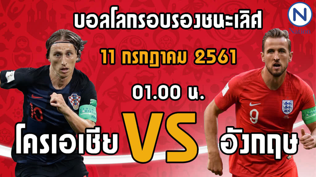 ปรีวิว บอลโลกรอบรองชนะเลิศ โครเอเชีย VS อังกฤษ