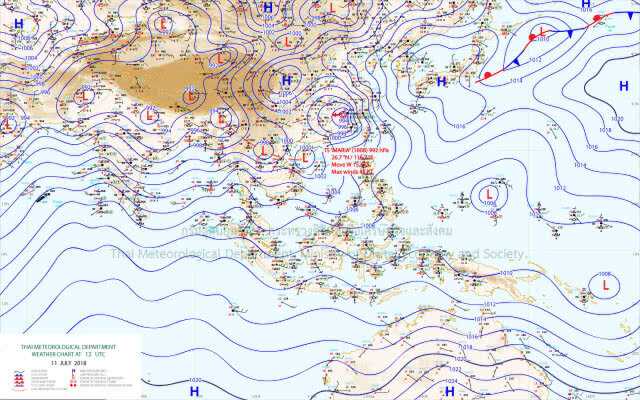 อุตุฯเผย ไทยฝนชุก ฝนตกหนัก 35 จังหวัด