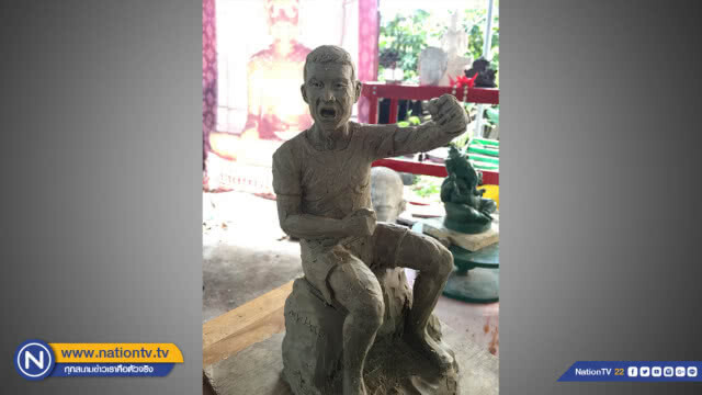 หนุ่มนครปฐมปั้นหุ่นเหมือนฮีโร่ช่วย "ทีมหมูป่า"