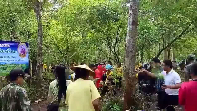 ปลูกป่าชุมชนบ้านถ้ำลอด ถวายเป็นพระราชกุศล แด่ในหลวง ร.10