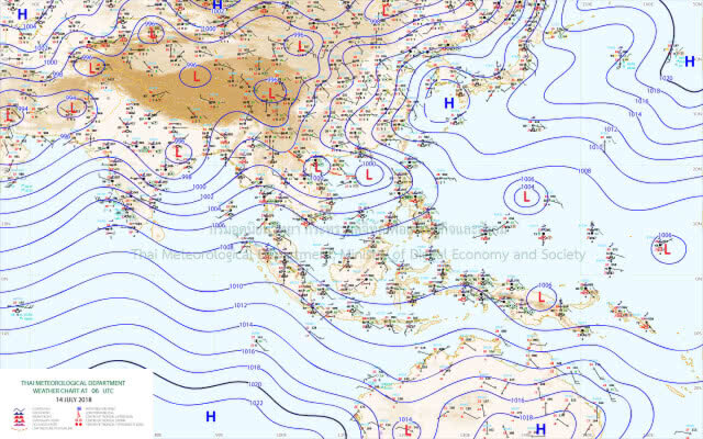 อุตุฯเผย ฝนตกหนัก 41 จังหวัด