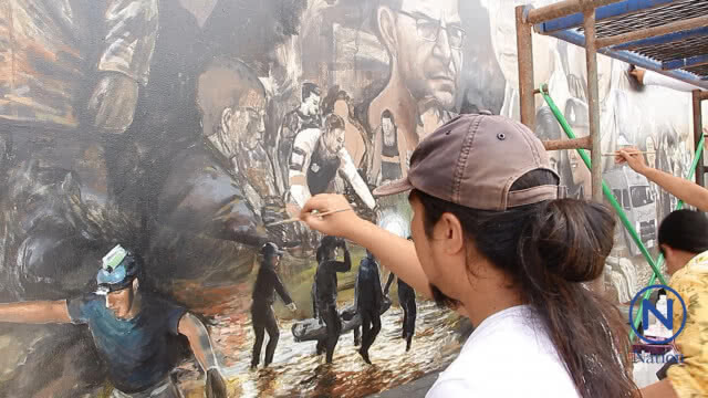 ศิลปินทั่วไทย ผนึกใจเนรมิตภาพวาด "THE HERO มิตรภาพไร้พรมแดน"