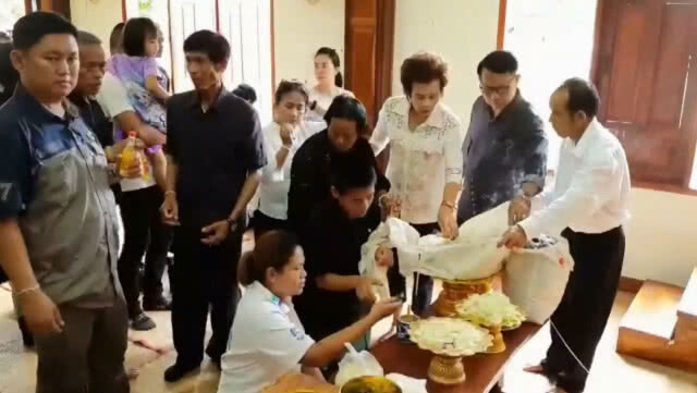 ลอยอังคาร "จ่าสมาน" ที่ลำน้ำชี