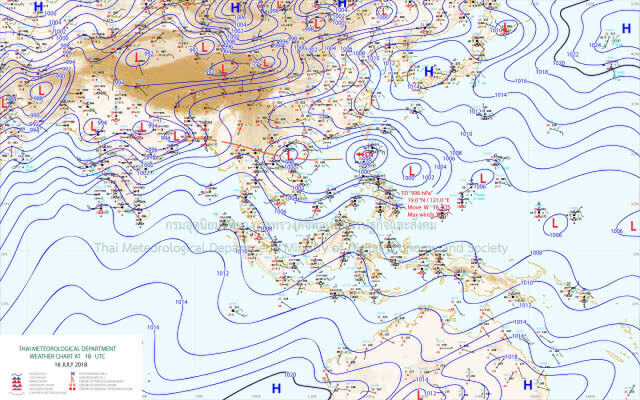อุตุฯเผย ฝนตกหนัก 27 จังหวัด