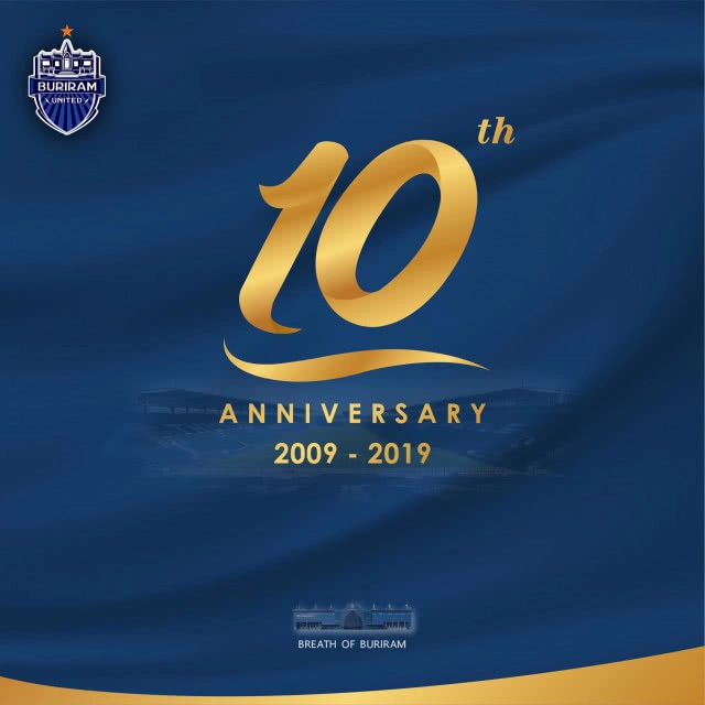 บุรีรัมย์ ยูไนเต็ด ชวนออกแบบสัญลักษณ์สโมสรครบรอบ 10 ปี