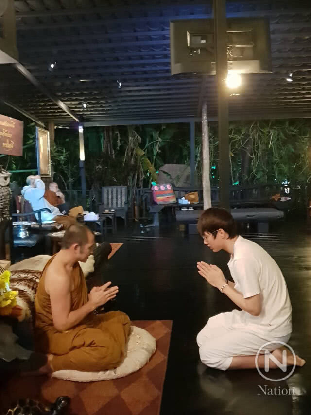 "กัปตัน" เข้าวัด ปฏิบัติธรรม หลัง "มิ้ง" แถลงแท้งลูก