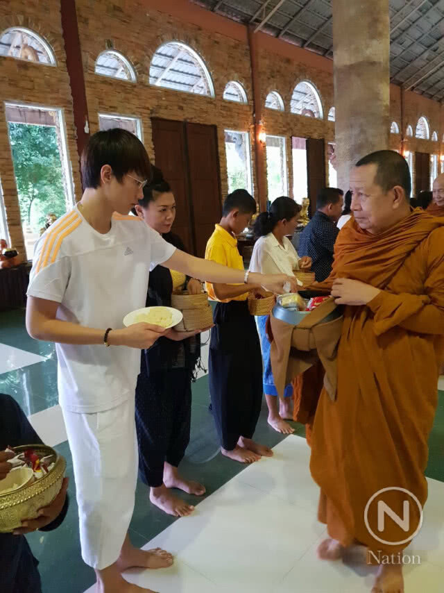 "กัปตัน" เข้าวัด ปฏิบัติธรรม หลัง "มิ้ง" แถลงแท้งลูก