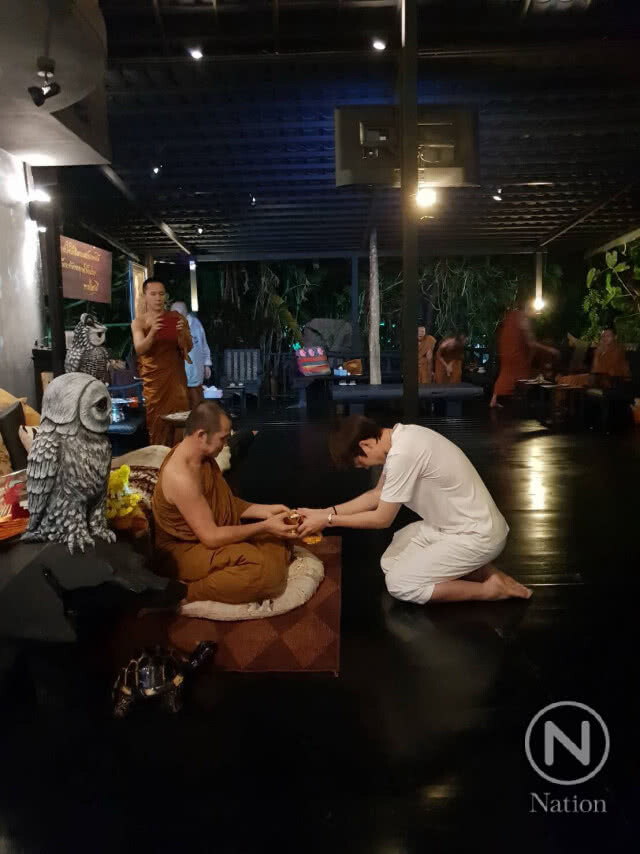 "กัปตัน" เข้าวัด ปฏิบัติธรรม หลัง "มิ้ง" แถลงแท้งลูก