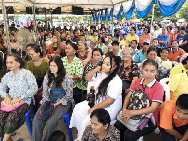 คึกคัก!! งานทุเรียนภูเขาไฟลูกสุดท้ายชายแดนขุนหาญ