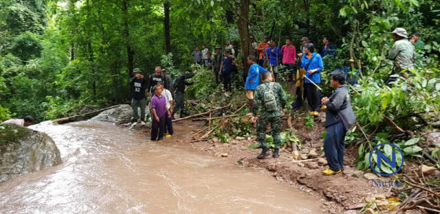 พิษพายุเซินติญน้ำป่าหลากพัดผัวเจ็บ-เมียหาย