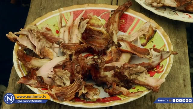 ชาวกัมพูชาจับ "หนูท่อระบายน้ำ" มาทำอาหารกิน