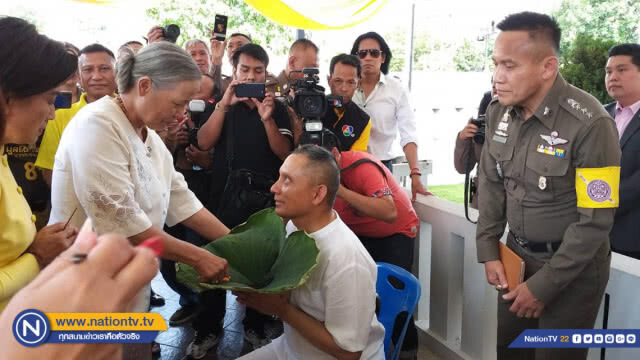 "วิระชัย" พร้อมตำรวจ 67 นาย เข้าร่วมโครงการอุปสมบทหมู่ถวายในหลวง ร.10-สมเด็จพระราชินีในร.9