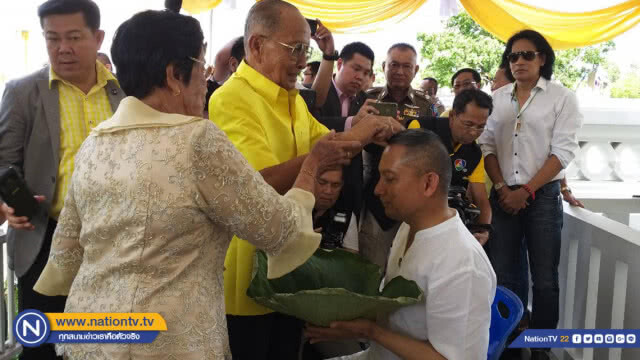 "วิระชัย" พร้อมตำรวจ 67 นาย เข้าร่วมโครงการอุปสมบทหมู่ถวายในหลวง ร.10-สมเด็จพระราชินีในร.9
