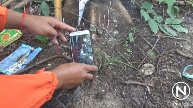 ชาวบ้านแห่ขอเลขเด็ดในป่าช้า หลังจุดธูปเห็นจะๆ