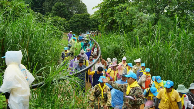 "รวมพลังจิตอาสา" ทำประปาภูเขา หลังเหตุการณ์ถ้ำหลวง