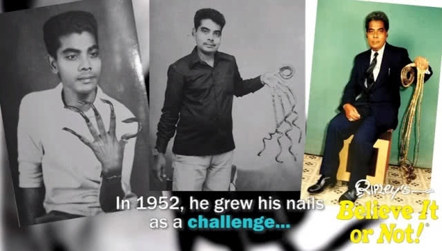 ชายชราอินเดียเล็บยาวที่สุดในโลก ตัดเล็บแล้ว หลังไว้ยาวนานกว่า 66 ปี! (ชมคลิป)