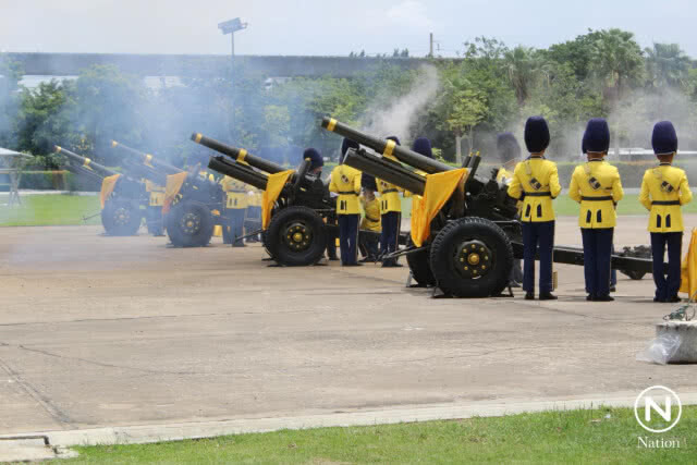 ทอ. ยิงสลุตหลวง 21 นัด เฉลิมพระเกียรติ ร.10